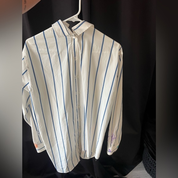 Lanvin x Gallery Dept. Patchwork Shirt With Paint Marks. Worn once - Picture 6 of 12